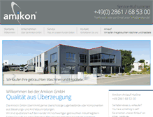 Tablet Screenshot of amikon.de